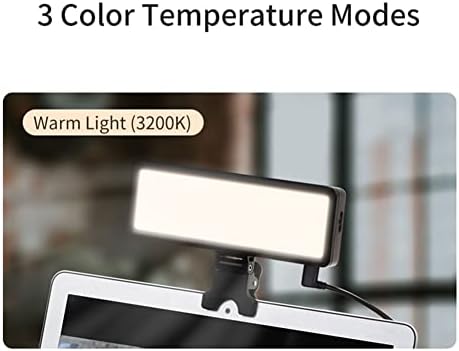 Видео LED светло со затемнување на ламбата за лаптоп видео конференција осветлување