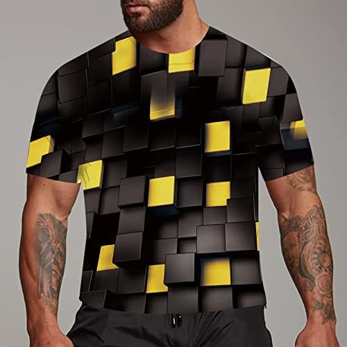 Кошули за летни тренинзи за мажи за мажи 3Д нови маички мажи графички смешни маици 3Д компресија кошули за мажи долго
