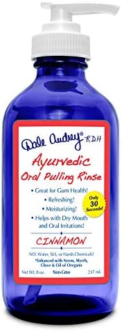 Дејл Одри нафта влече за заби и непца | Направено во САД Цимет со вкус на органско масло од сусам, влечење | Ајурведското масло влечејќи го исплакнете за да ги избели?