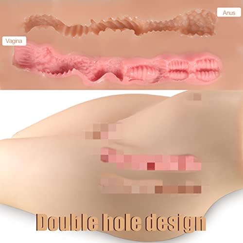 Реална секс кукла мастурбатор - jaspik 3D убавина колк газ со тесна девствена вагина и анален сноп, вграден скелет за легура, секс играчка за