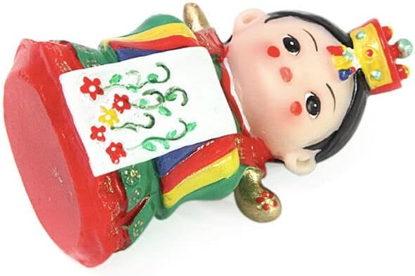 Корејски традиционални народни украси - Свадба 3in ракотворби Ханбок Колекционерски подарок