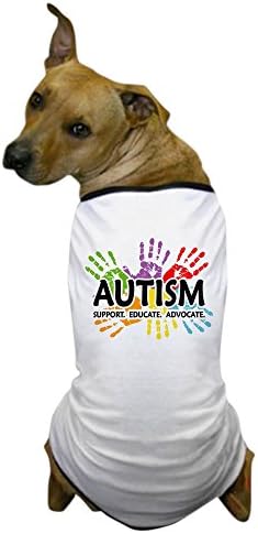 Аутизам на кафеава: маица маица за кучиња за кучиња, маица за кучиња, облека за домашни миленици, смешна костум за кучиња