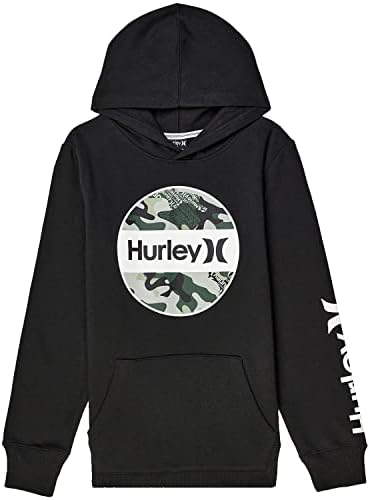 Камото на Hurley Boy Camo Fleece Pullover Hoodie Black LG