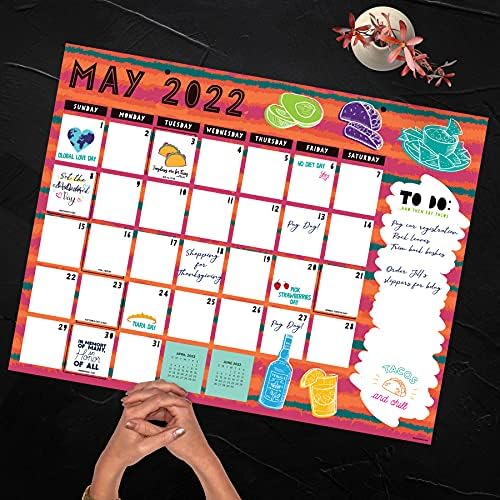 ОБЈАВУВАЊЕ НА ТФ-2022 Девојки Биро Рампа Месечен Календар За Размачкување-12 Месечен Календар За Десктоп Или Ѕидни Страници Со Големи
