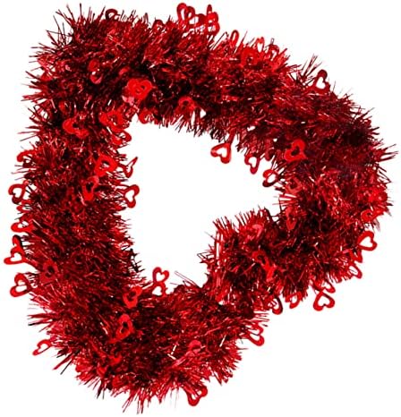 Нолитој без прозорец Божиќна мантел за одмор за одмор wallидна врата во форма на срца, топка, loveубов вештачки украс предниот