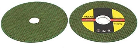 IIVVERR 105MMX1.2MMX16MM Белиот корунмски тркала за сечење диск зелена 5 парчиња (105mmx1.2mmx16mm дискос де corte de corindón disco verde 5