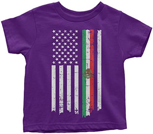 Threadrock Детска маица со дете на мексиканско американско знаме