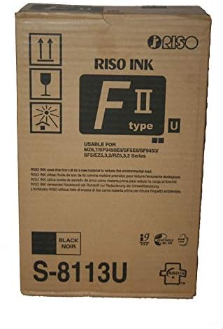 Riso S-8113 Black F II Type Duplicator Ink Box од 2 ризограф S8113U
