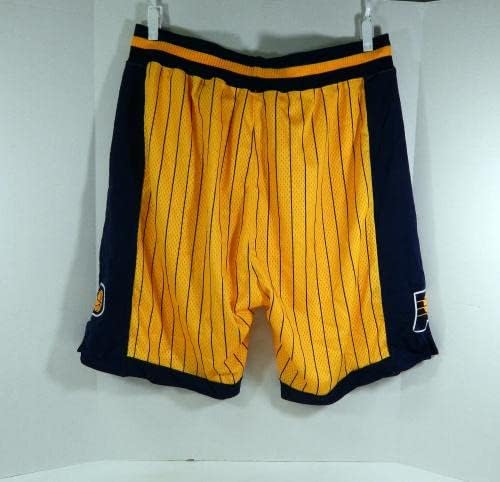 2003-04 Игра во Индијана Пејсерс издаде жолти шорцеви 42 DP42447 - НБА игра користена