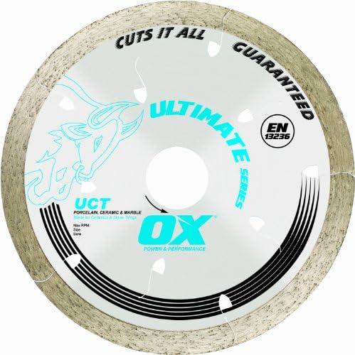 OX OX-ECT-4 Крајни ги намалува сите плочки со 4-инчен дијамантски сечило, 7/8-инчен-5/8-инчен