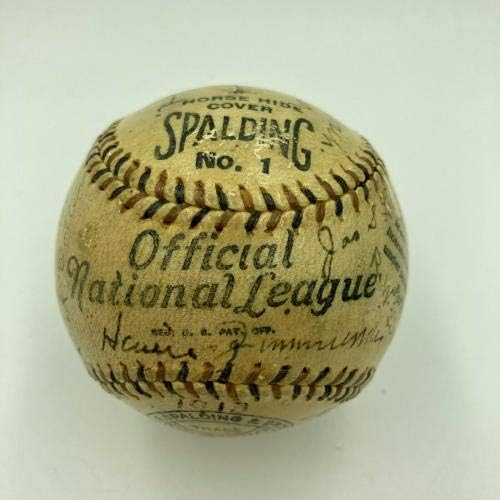 Историски тим од 1913 година во Чикаго Кобс потпиша бејзбол 26 Сигс Johnони Еверс ЈСА Коа - Автограм Бејзбол