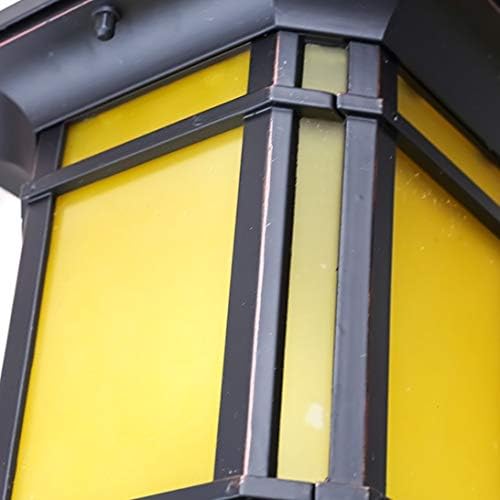 SXYMKJ Европски стил на отворено LED светлосен wallиден ламба Градинарска двор Колумна глава ламба вила ламба отворена водоотпорна врата