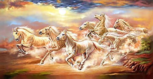 Ваастту седум коњски платно сликарство