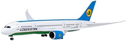 Моделите на авиони се вклопуваат за авијацијата Боинг Б787 модел на модел на авиони модел со штанд 1/130 колекционерски графички дисплеј