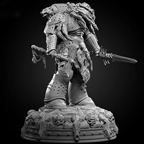 85мм смола фигура на антички оклоп самурај воин воин смола минијатурна комплет необјавена и необоена // lx757
