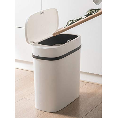 Lxxsh Интелигентни сензори за отпадоци може да може тоа тоалет, автоматско покритие тесен цвест отпадоци корпа за тоалетна хартија електрична