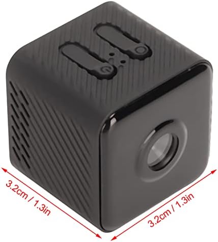 1080p мини безбедносна камера, безбедносна камера со широк агол WiFi со ноќно гледање и дадилка за откривање на движење за домашна канцеларија