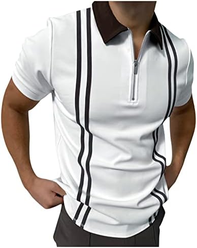 Мажи пролет и лето мода лабава лабава патент 3Д дигитално печатење кратки ракави врвни маички кошула врвни машки маици