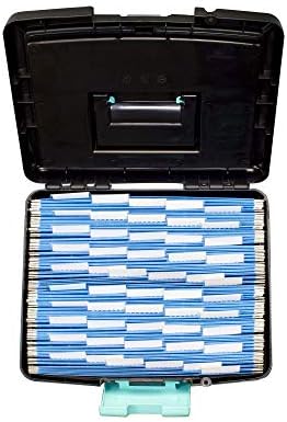 Кутија за датотеки со Storex со кутија за складирање на капакот XL, 11 x13.3 x10.9 , црна, задебеница