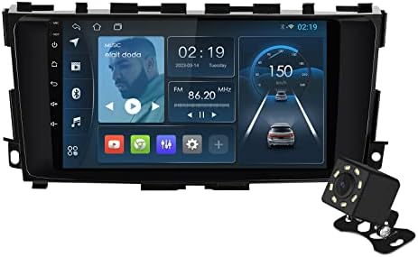 9 инчи Андроид 10 Двоен Дин Автомобил Стерео За Нисан Алтима 2014-2018 IPS Екран На Допир Автомобил Радио Со Carplay &засилувач; Андроид