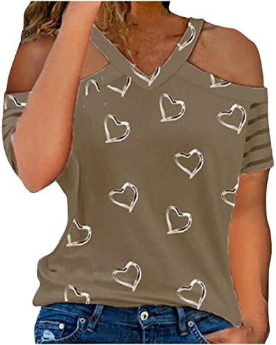 Плус големина мода за жени, женски кратки ракави врвови летни модни маици за маица трендовски мета