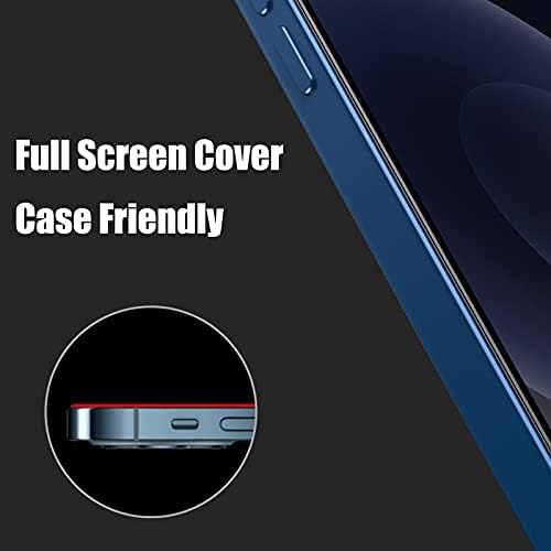 XIEBAI 2pcs Заштитник На Екранот За Приватност за iPhone 12 Pro Max 6.7 инчи, Анти-Шпионски Супер Цврстина Флексибилен Керамички