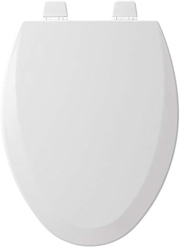 Бемис 1500ttt 000 тоалетно седиште никогаш нема да се олабави и ќе обезбеди совршено вклопување, издолжено, бело
