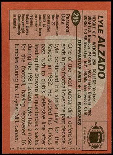 1983 Топпс 295 Лајл Алзадо Лос Анџелес Индијана онс: Крадците на Н.М.