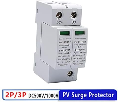 NIBYQ PV Surge Protector 2P 500VDC 3P 1000VDC ARRESTER SPD SPD SWITCH HOMERTANT SYSTEM COBRINER BOX LASER HAINGING