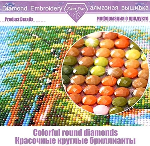 Ffyyjjlei avatar diamond сликарство целосен квадрат „цртан филм филм лик“ „дијамантски везеј“ дијамантски мозаик rhinestone home decor decor, 60x80cm