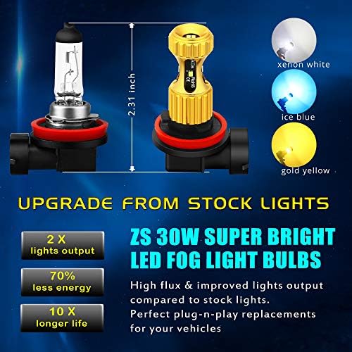Ала Осветлување H16 LED Светилки За Магла Најновите 3000lm Екстремни Супер Светла H11 H8, 6K Ксенон Бела