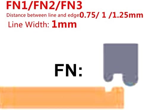 1PC FN3 кожен занаетчиски електричен занаетчиски систем за трескање на линијата за притискање на главата на главата Алатка M5 Тема за