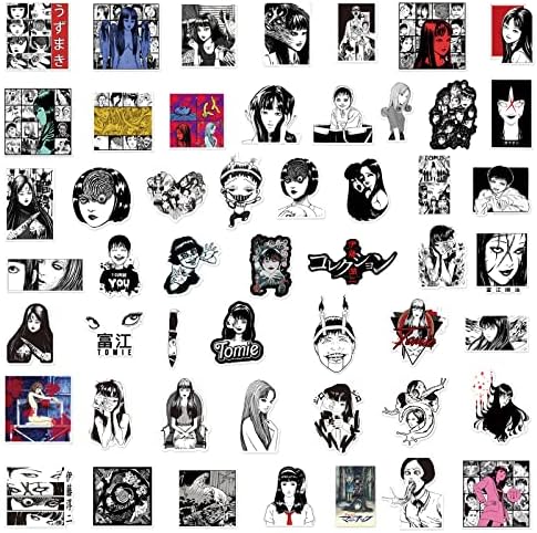Junji Ito налепници | Налепници за колекција на 50 компјутери Junji Ito - Томи Узумаки gyo itou junji kyoufu манга филмови налепници