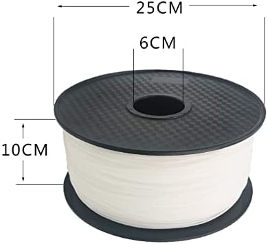 PLA-F 3D материјал за печатење жица за печатач за печатење, печатење на месечина, специјален бел, дијаметар на жица 1,75мм