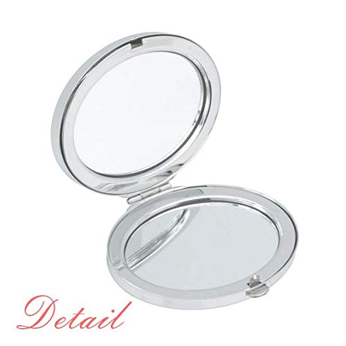 Симбол на тастатурата Ctrl Z Art Deco Подарок моден огледало преносен преклопен шминка со двојни странични очила
