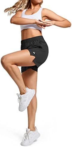Атлетски еластични еластични шорцеви за атлетска еластична еластична еластична руниг за жени Брзо суво летно салата за вежбање