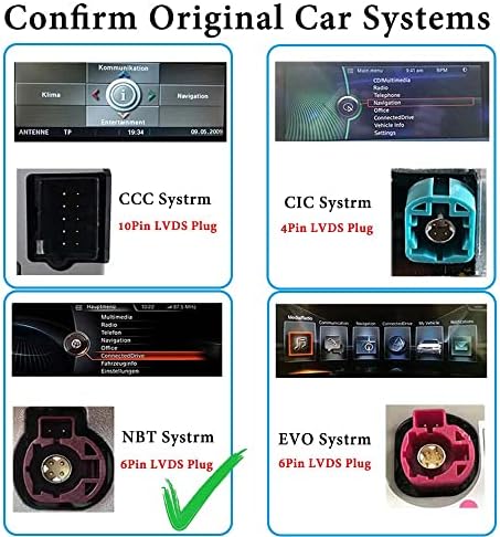 Navivox Carplay Екран за Apple Carplay &засилувач; Android Auto 10.25 инчен Безжичен Автомобил Радио за Bmw 3/4 Серија F30/F31/F32/F33/F34/F35/F36