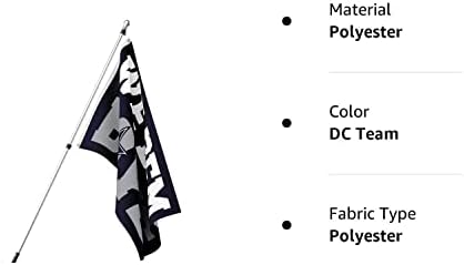 Едно еднострано знаме на Далас 3 'x 5' Банер - затворен или отворен - домашен декор