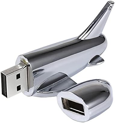 N/Нов Сребрен Метал Воздух Авион Шема USB 2.0 Меморија Стап Флеш Пенкало Диск За Авион Компанија