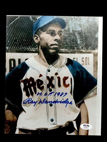 Реј Дандриџ ПСА ДНК Коа потпиша 8x10 Photo HOF 1987 Autograph - Autographed MLB фотографии