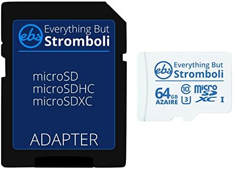 Се Освен Стромболи 64gb Azaire Microsd Мемориска Картичка Плус Адаптер Работи Со S Samsung Galaxy Телефони S Серија S10, S10+,
