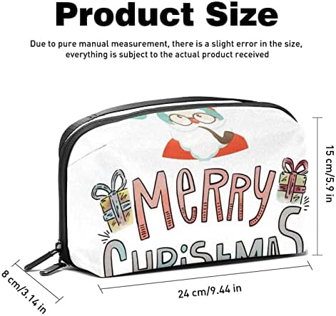 Среќен Божиќ Шминка Торба Патент Торбичка Патување Козметички Организатор За Жени И Девојки