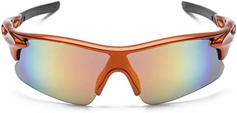 Нераскинлива Tr90 Рамка Спортски Завиткајте Очила За Сонце За Возење Велосипед, Ски, Голф