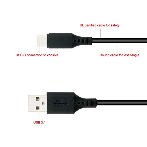 Замена USB Тип C Кабел За Полнење Кабел За Напојување Компатибилен Со Nintendo Прекинувач Samsung Galaxy S9 S8 Забелешка 8 MacBook LG V20 V30