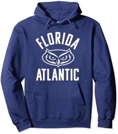 Флорида Атлантски универзитет ФАУ бувови големи качулка со една боја пулвер