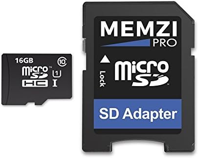MEMZI PRO 16gb Класа 10 90MB / s Микро Sdhc Мемориска Картичка Со SD Адаптер За ThiEYE i30, i60e, i60e, i60+, T5e, T5, V5e, V5s, V6,