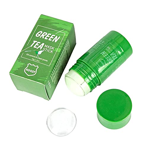 Кузи Маска Од Зелен Чај Стап-Длабоко Чисто Чистење На Маслото За Чистење, Навлажнување, Осветлување На Кожата, Отстранувач На Црни Точки Со