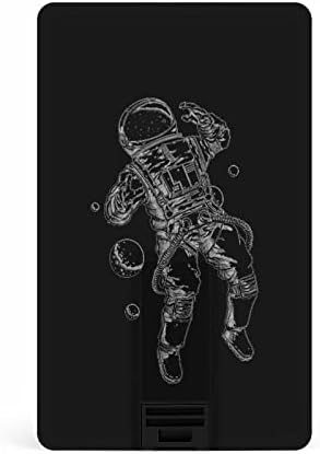 Вселенски Астронаут КРЕДИТНА Банкарска Картичка УСБ Флеш Дискови Пренослив Мемориски Стик Клуч За Складирање Диск 32ГР