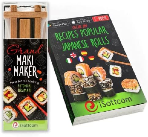 Комплет за Правење суши И Маки-КОМПЛЕТ За Правење Суши САМ, вклучувајќи Мувла Од Бамбус Маки И Распрскувач На Ориз - Брз Валјак