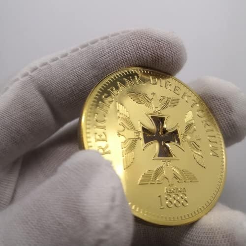 Германија 1888 Шуплив Медал Позлатена Монета Комеморативна Монета Европа Германска Светска Монета Занаети Колекција Домашна Декорација